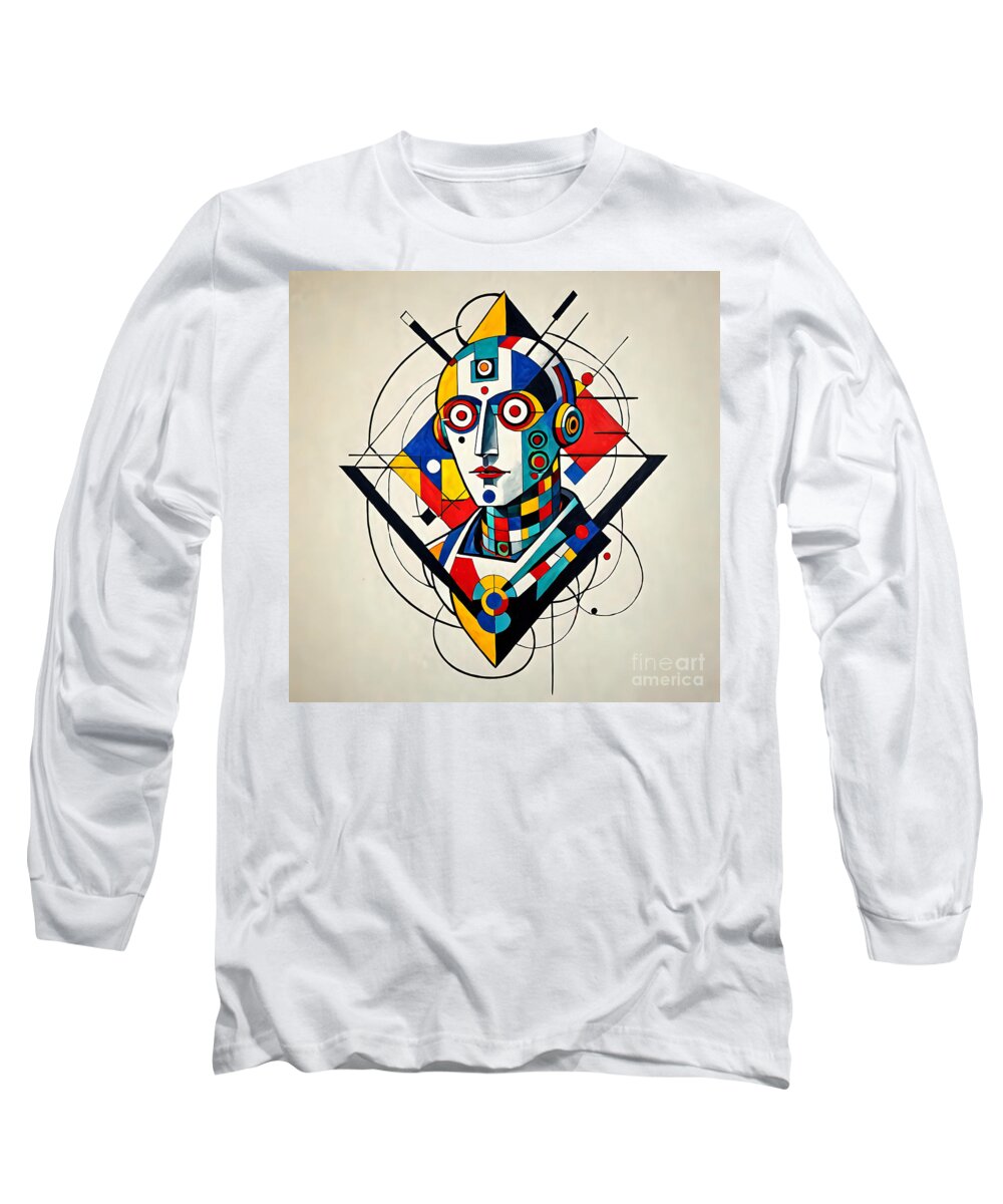 Abstract Synthesis Long Sleeve T-Shirt by JB Studio â€” main product image