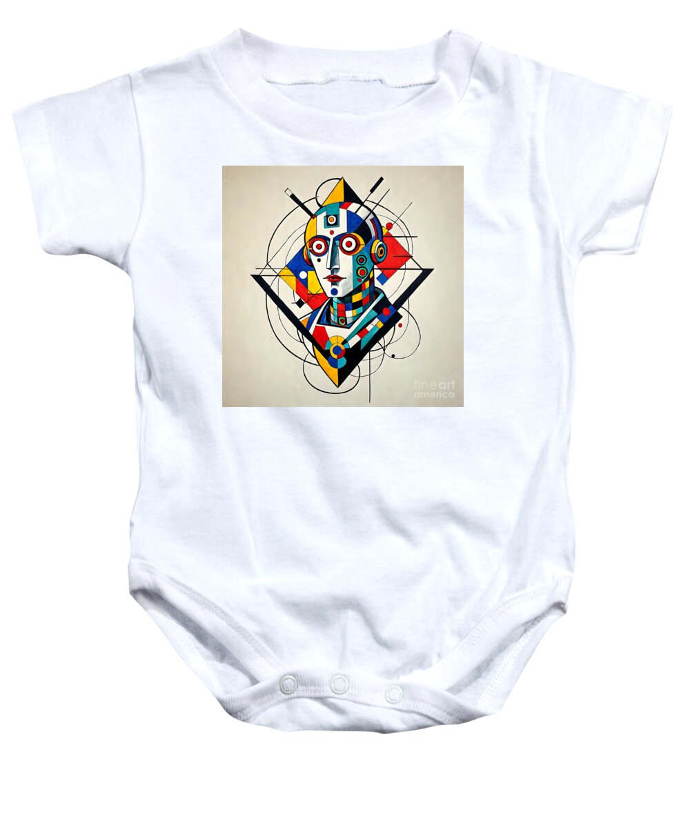 Abstract Synthesis Baby Onesie by JB Studio â€” main product image