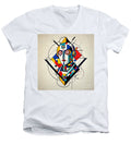 Abstract Synthesis Men's V-Neck T-Shirt by JB Studio â€” main product image