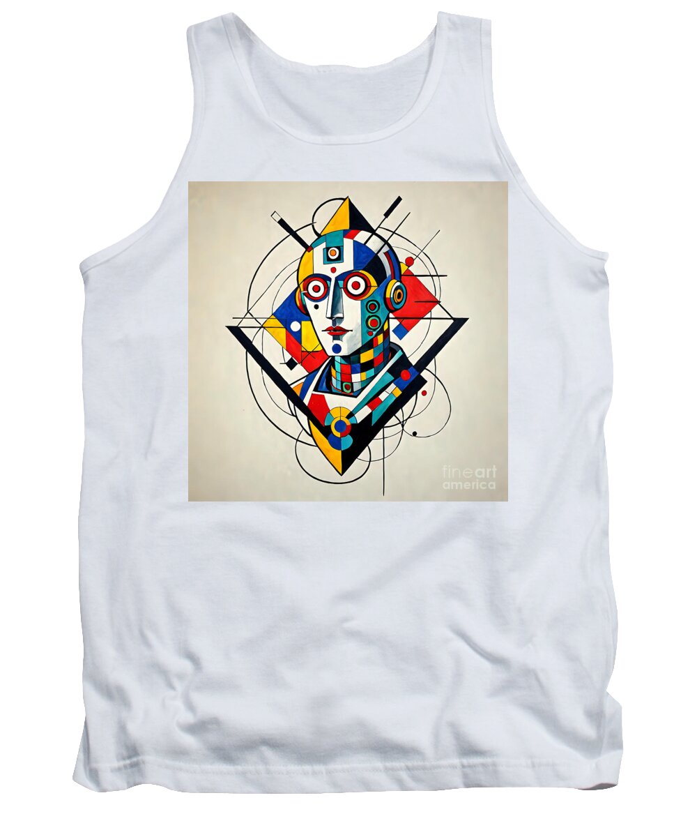 Abstract Synthesis Tank Top by JB Studio â€” main product image