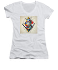 Abstract Synthesis Women's V-Neck T-Shirt by JB Studio â€” main product image