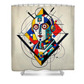 Abstract Synthesis Shower Curtain by JB Studio â€” main product image