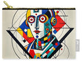 Abstract Synthesis Zip Pouch by JB Studio â€” main product image