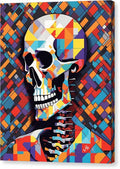 Alive in Spectrum gallery-wrapped canvas print â€” vivid rainbow spectrum composition, JB Studio