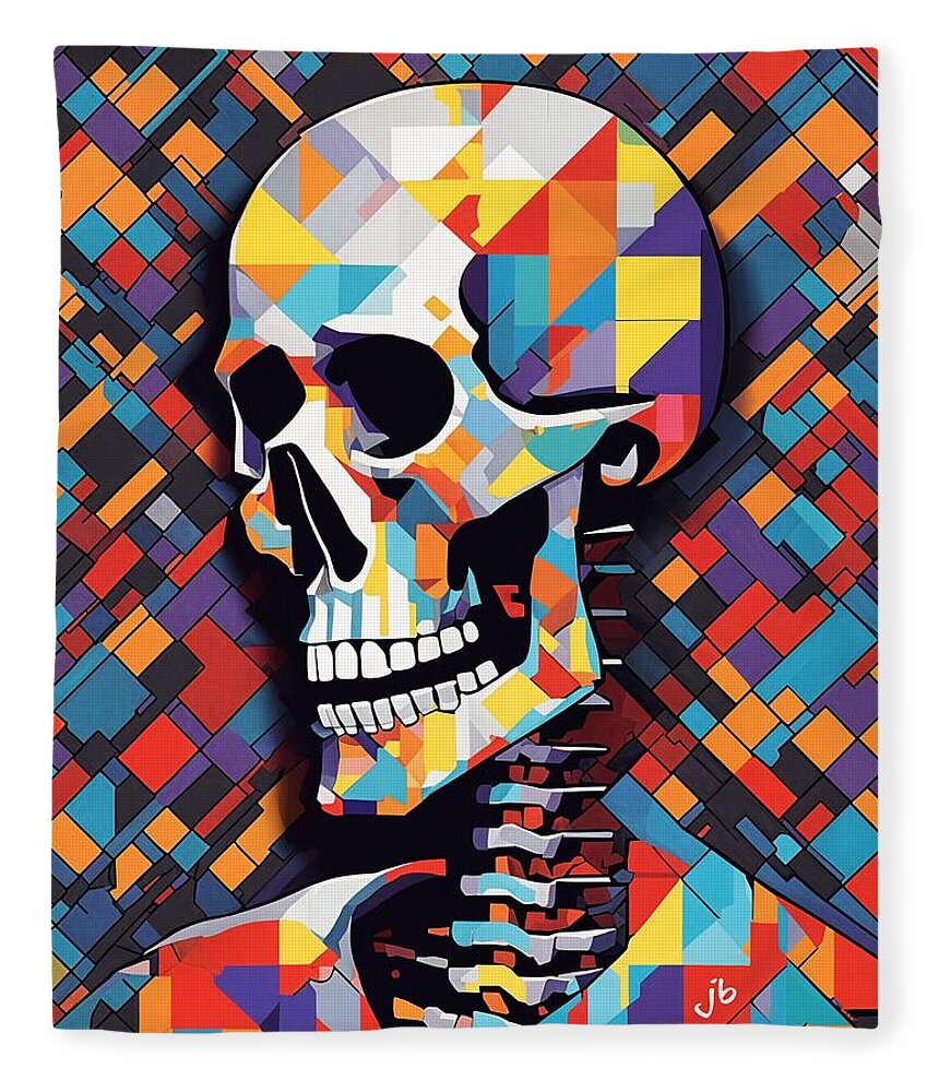 Alive in Spectrum Throw Blanket by JB Studio â€” main product image