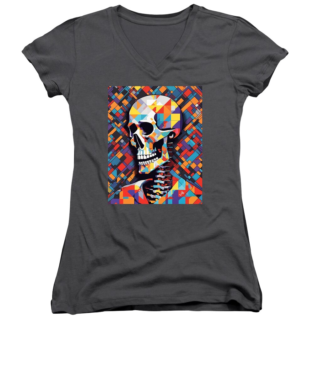 Alive in Spectrum Women's V-Neck T-Shirt by JB Studio â€” main product image