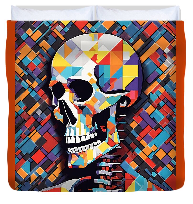 Alive in Spectrum Duvet Cover by JB Studio â€” main product image
