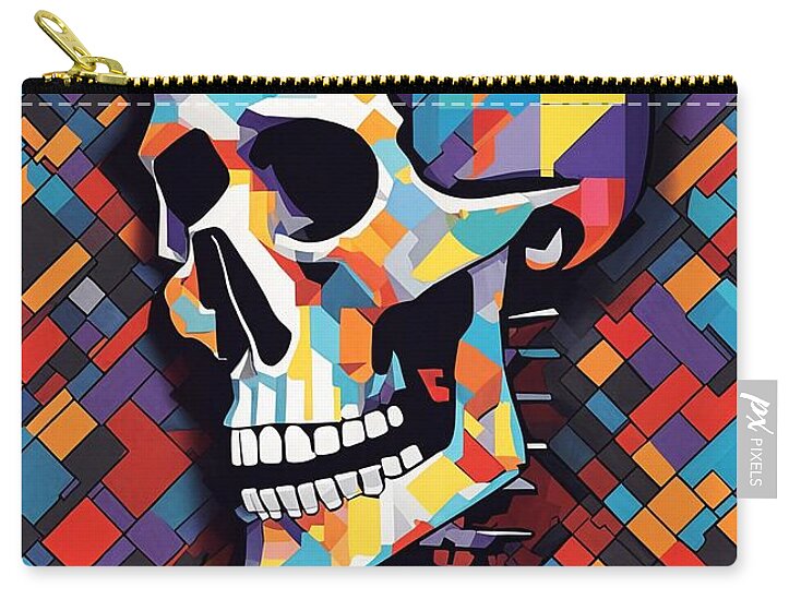 Alive in Spectrum Zip Pouch by JB Studio â€” main product image
