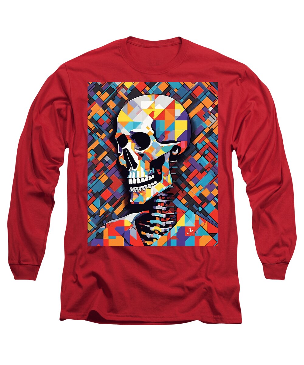 Alive in Spectrum long sleeve graphic tee â€” vibrant rainbow spectrum DTG print, unisex fit, JB Studio