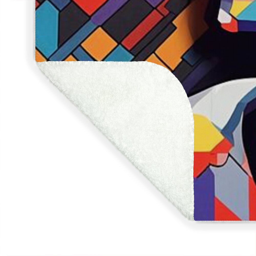Alive in Spectrum Throw Blanket by JB Studio â€” view 7