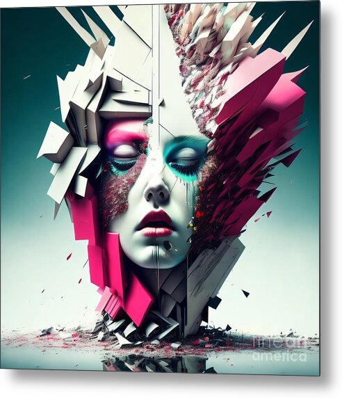 Beauty in Chaos Metal Print by JB Studio â€” main product image