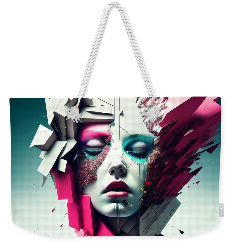 Beauty in Chaos Weekender Tote Bag by JB Studio â€” main product image