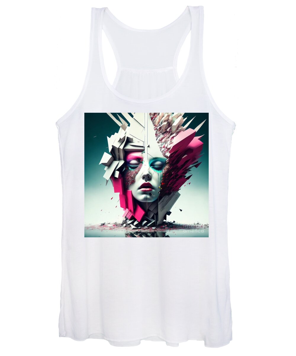 Beauty in Chaos Women's Tank Top by JB Studio â€” main product image
