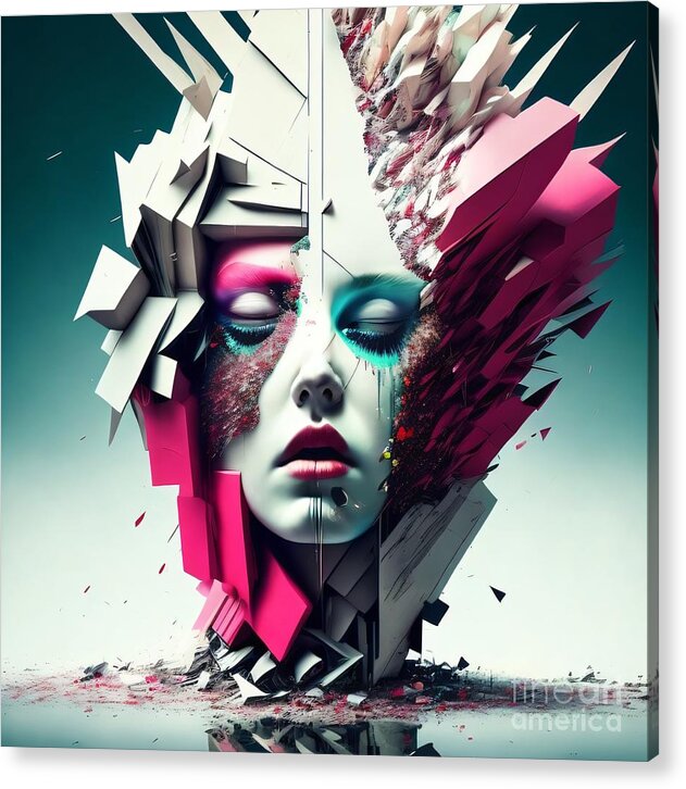 Beauty in Chaos Acrylic Print by JB Studio â€” main product image