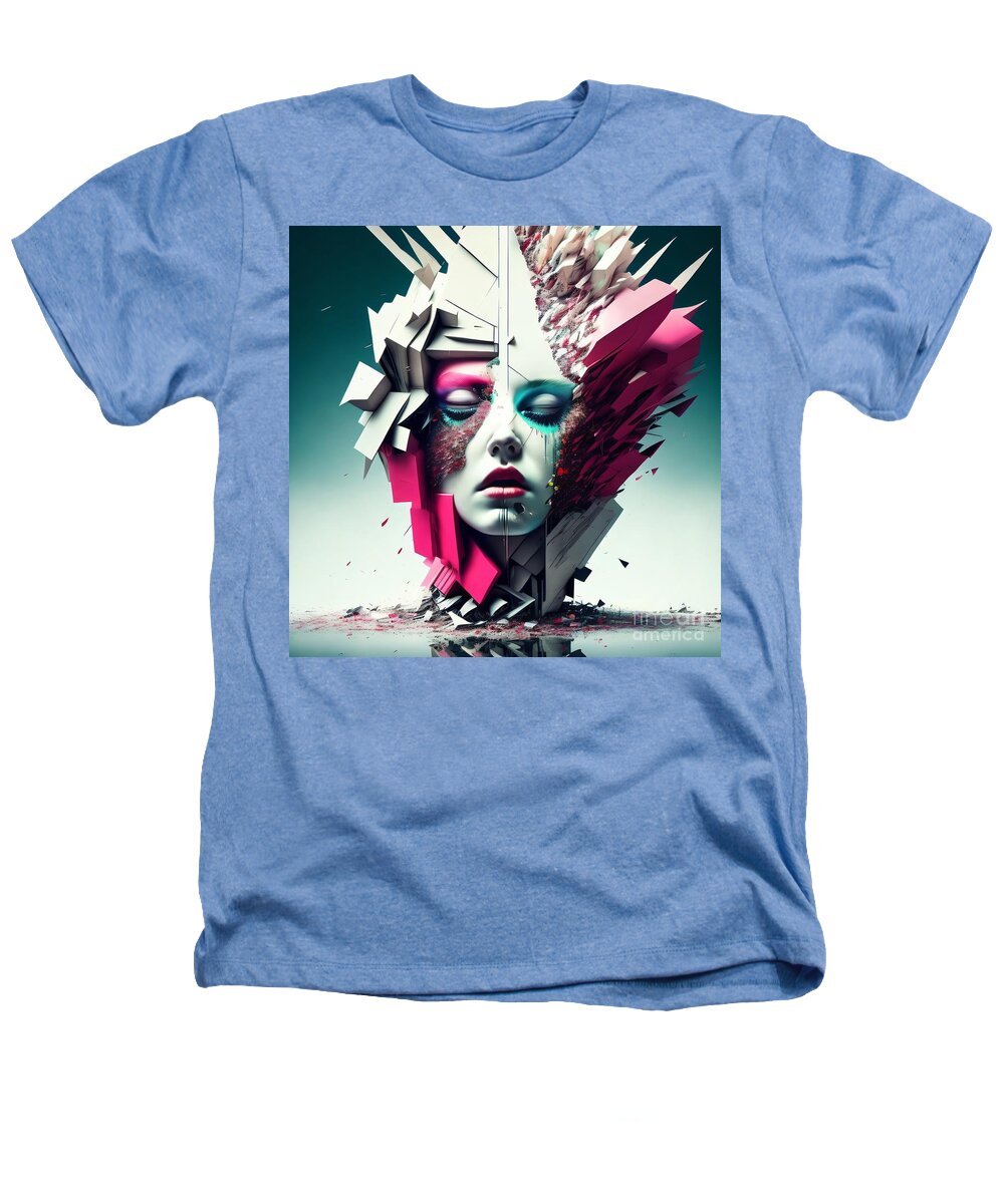 Beauty in Chaos Heather T-Shirt by JB Studio â€” main product image