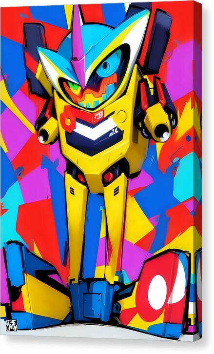 Buzzy Blip Canvas Print by JB Studio â€” main product image