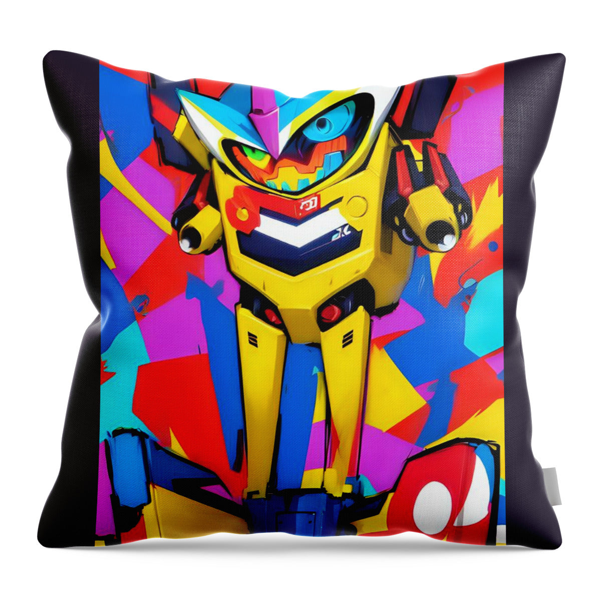 Buzzy Blip Throw Pillow by JB Studio â€” main product image