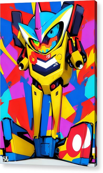 Buzzy Blip Acrylic Print by JB Studio â€” main product image