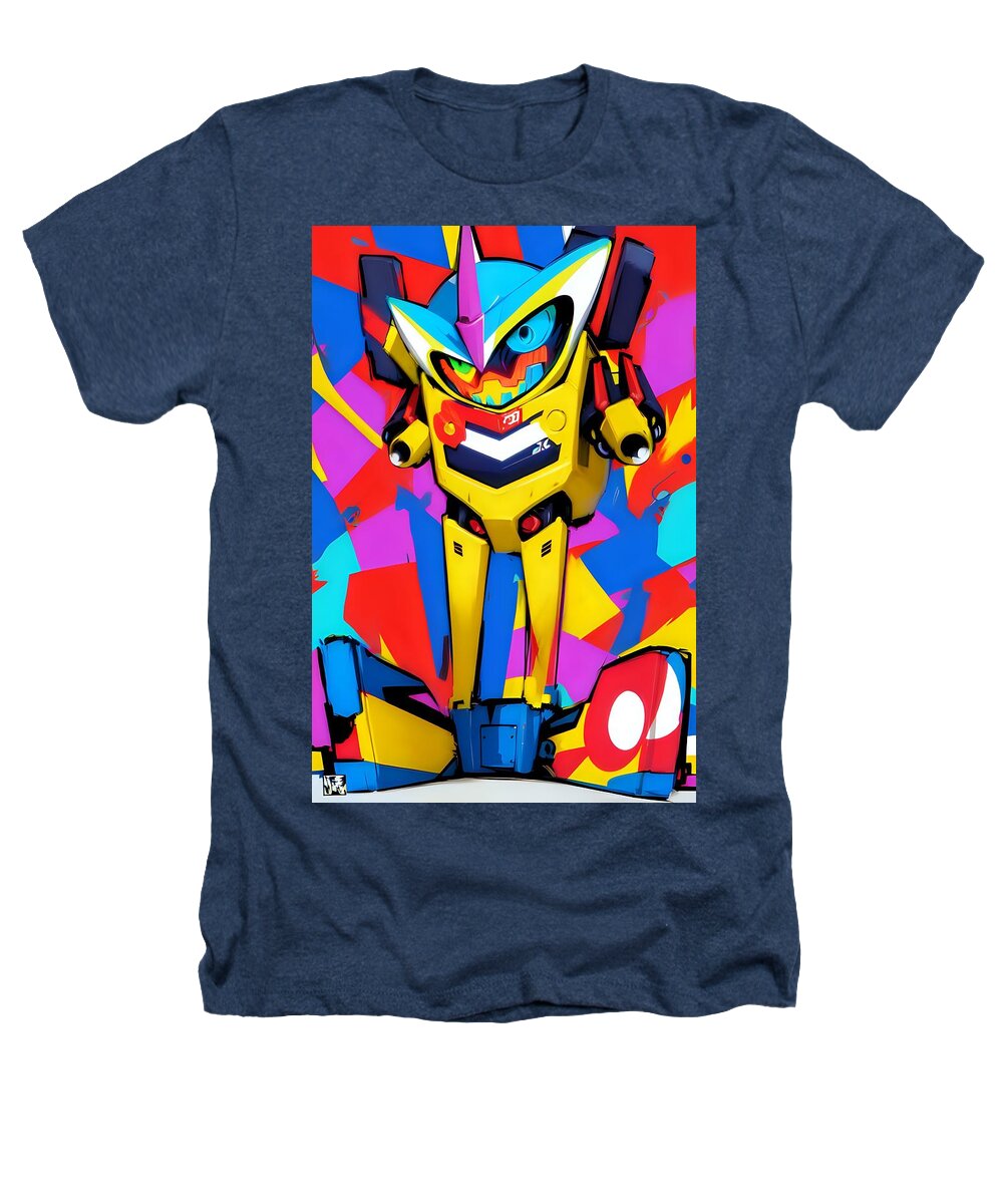 Buzzy Blip Heather T-Shirt by JB Studio â€” main product image