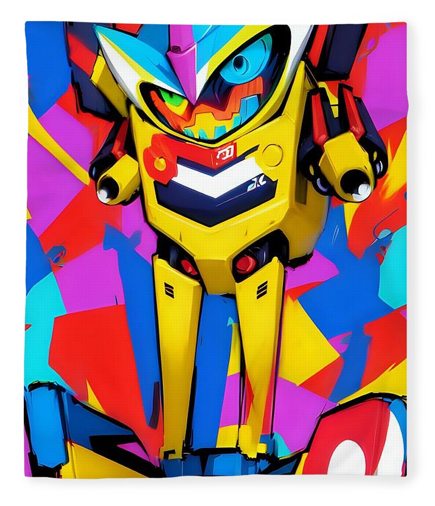 Buzzy Blip Throw Blanket by JB Studio â€” main product image