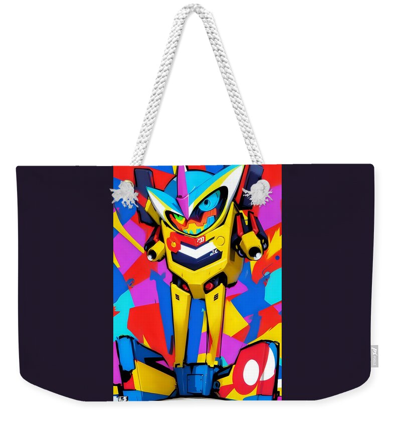 Buzzy Blip Weekender Tote Bag by JB Studio â€” main product image