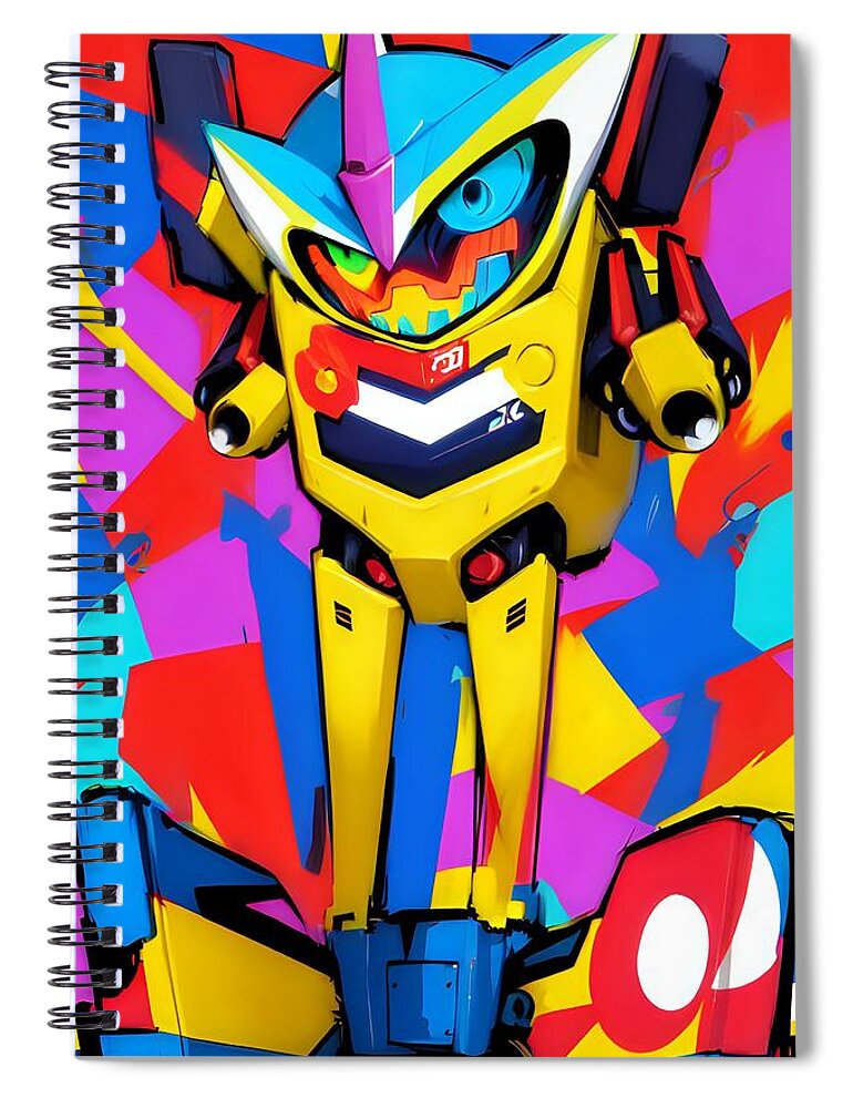 Buzzy Blip Spiral Notebook by JB Studio â€” main product image