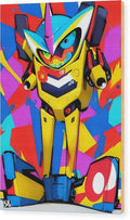 Buzzy Blip Wood Print by JB Studio â€” main product image