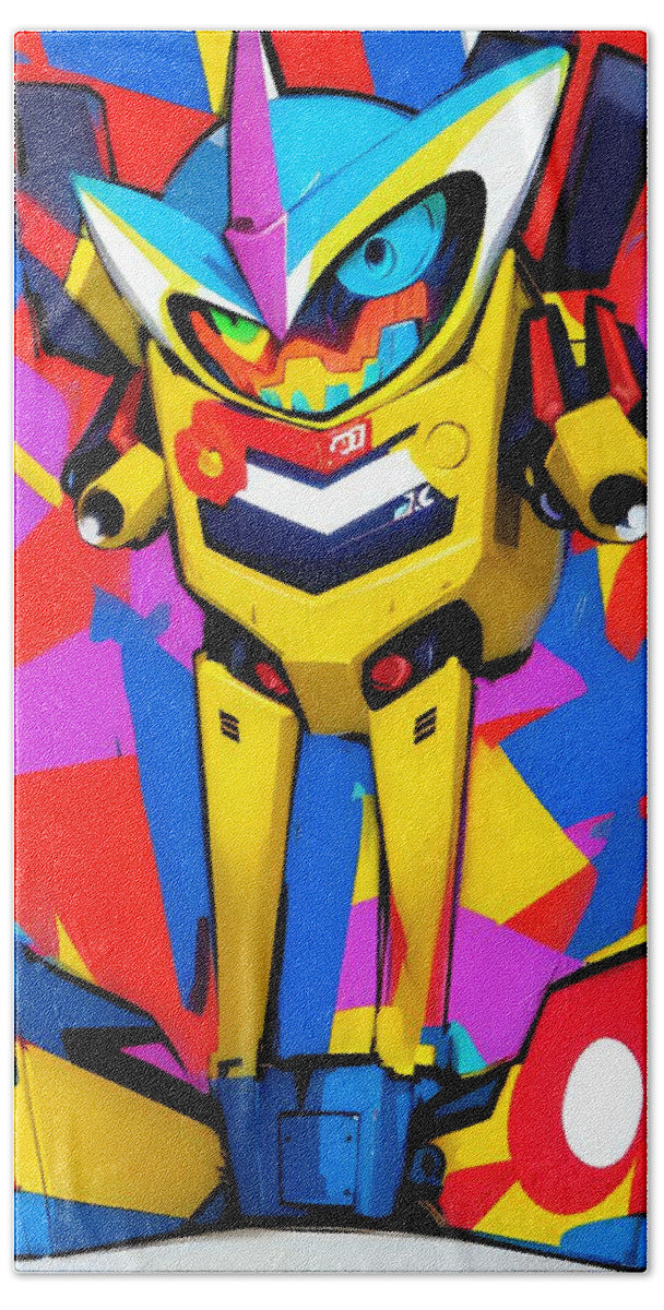 Buzzy Blip Bath Towel by JB Studio â€” main product image