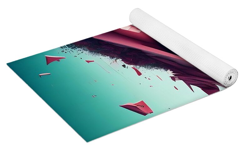 Calm Yoga Mat by JB Studio â€” close-up detail of artwork