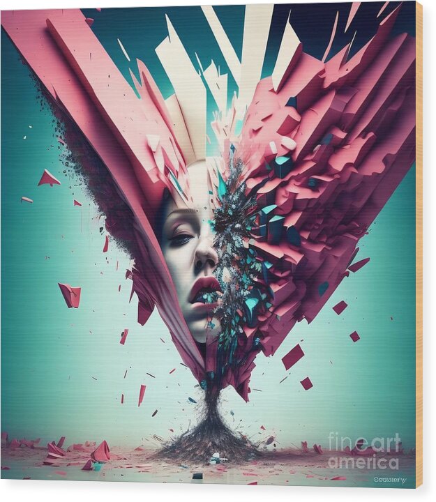 Calm Wood Print by JB Studio â€” main product image