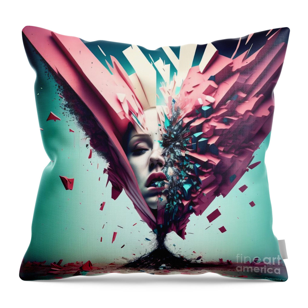 Calm Throw Pillow by JB Studio â€” main product image