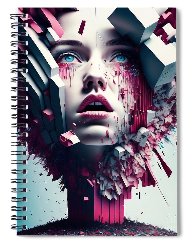 Chaos Within Spiral Notebook by JB Studio â€” main product image
