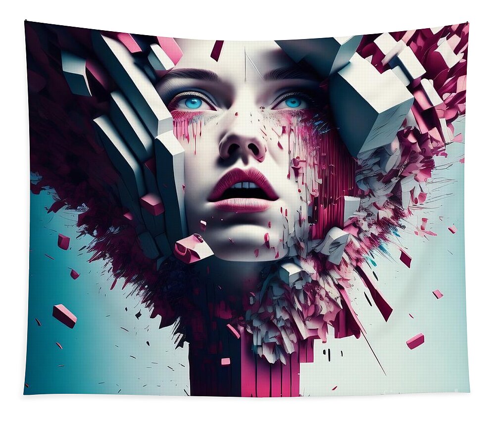 Chaos Within Wall Tapestry by JB Studio â€” main product image
