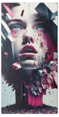 Chaos Within Bath Towel by JB Studio â€” main product image
