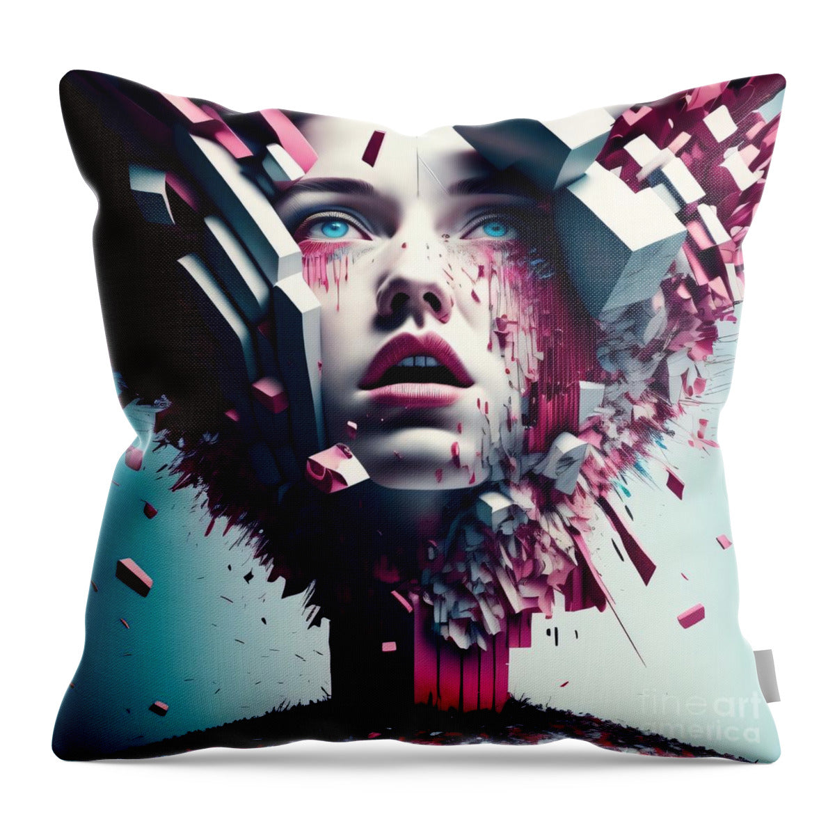 Chaos Within Throw Pillow by JB Studio â€” main product image