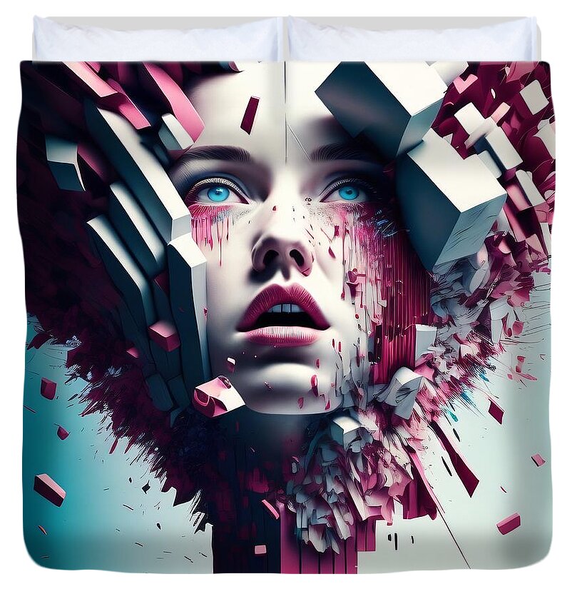 Chaos Within Duvet Cover by JB Studio â€” main product image