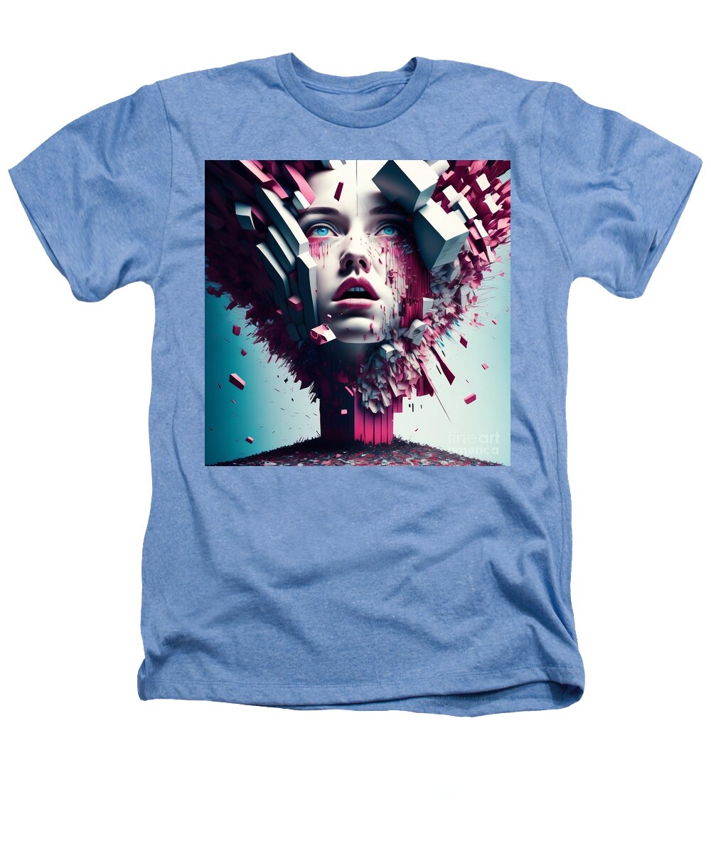 Chaos Within Heather T-Shirt by JB Studio â€” main product image