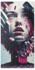 Chaos Within Beach Towel by JB Studio â€” main product image