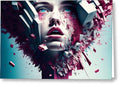 Chaos Within Greeting Card by JB Studio â€” main product image