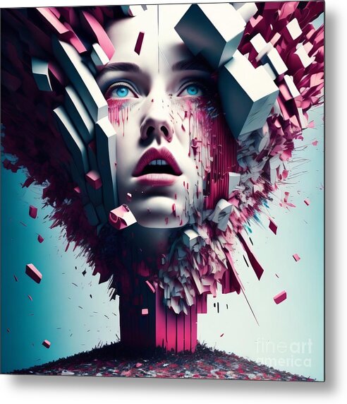Chaos Within Metal Print by JB Studio â€” main product image