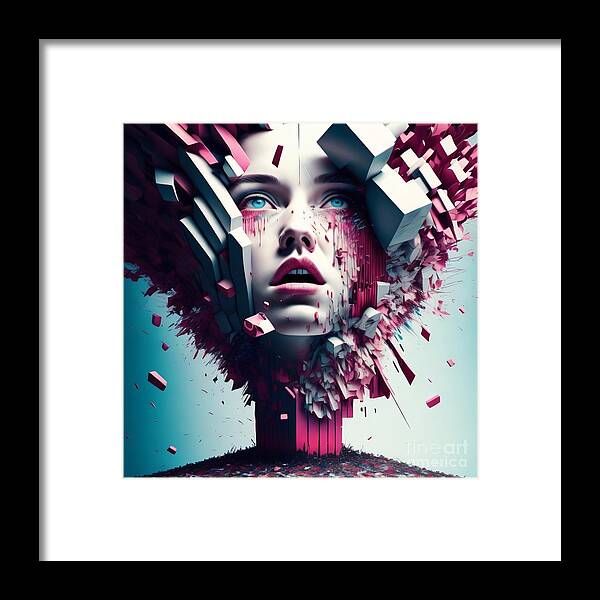 Chaos Within Framed Print by JB Studio â€” view 8