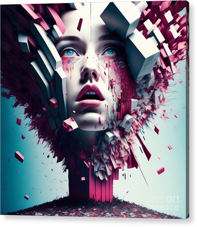 Chaos Within Acrylic Print by JB Studio â€” main product image