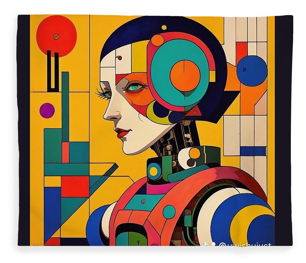 Chronosynthesis Throw Blanket by JB Studio â€” main product image