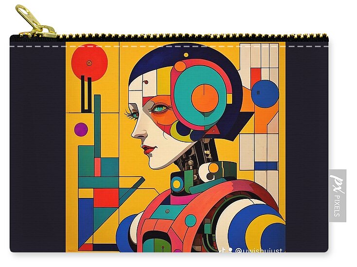 Chronosynthesis Zip Pouch by JB Studio â€” main product image