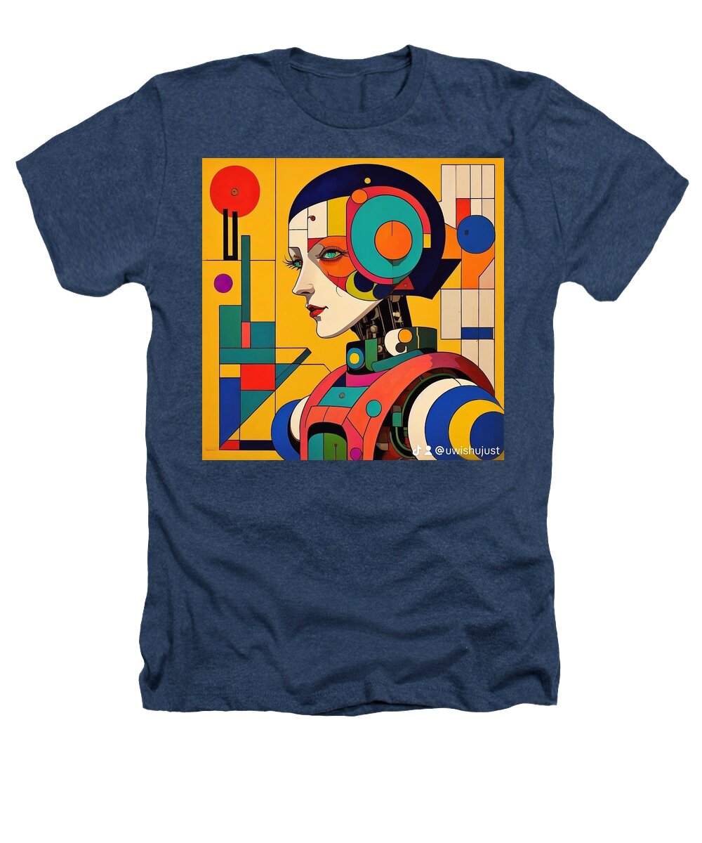 Chronosynthesis Heather T-Shirt by JB Studio â€” main product image