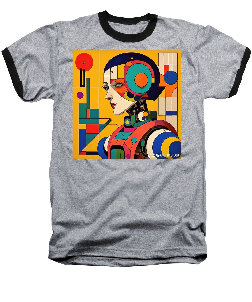 Chronosynthesis Baseball T-Shirt by JB Studio â€” main product image