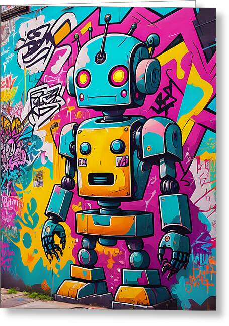 Circuit Splendor Greeting Card by JB Studio â€” main product image