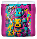 Circuit Splendor Duvet Cover by JB Studio â€” main product image