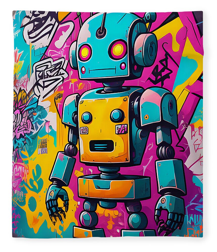 Circuit Splendor Throw Blanket by JB Studio â€” main product image