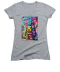 Circuit Splendor Women's V-Neck T-Shirt by JB Studio â€” main product image
